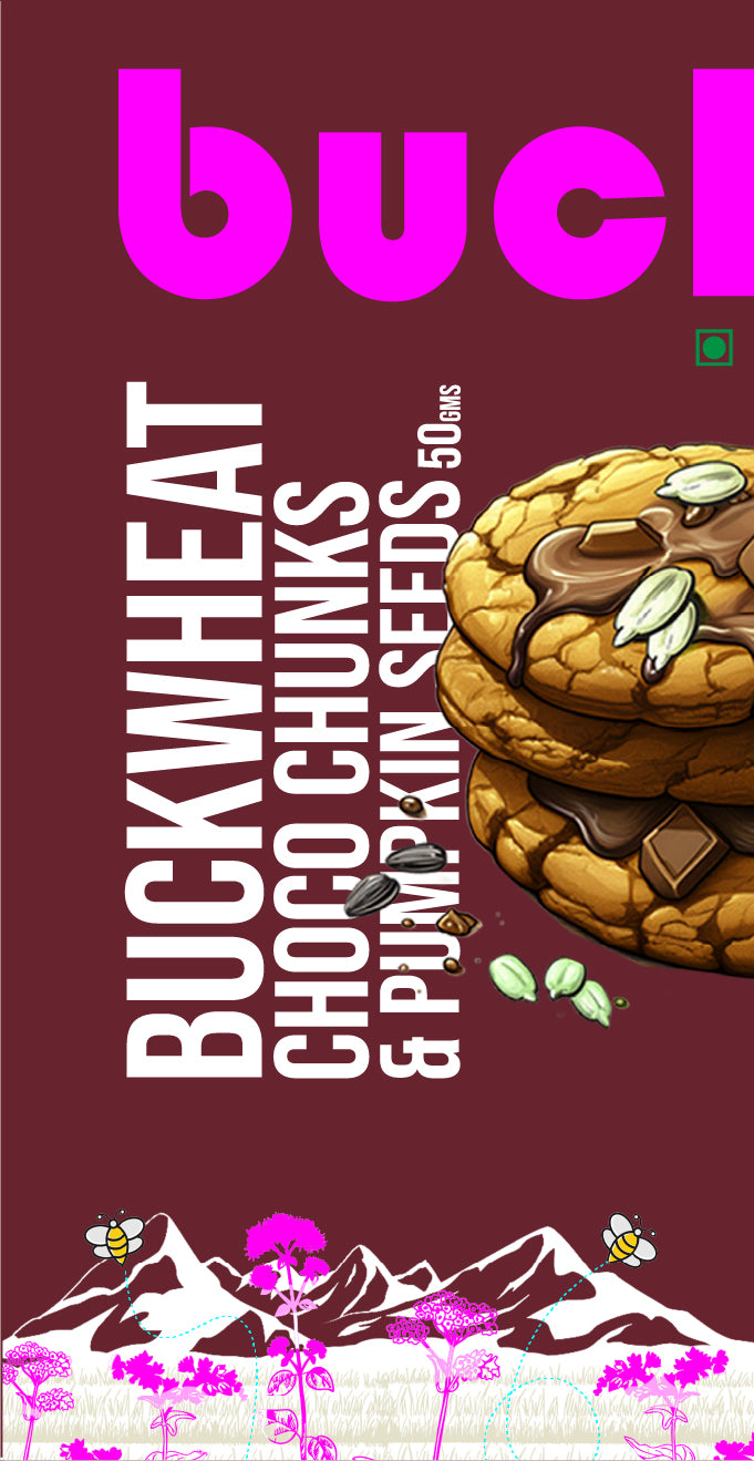 Choco Chunks Cookies with Pumpkin Seeds