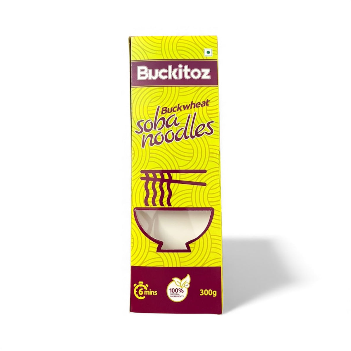 Buckitoz Buckwheat Soba Noodles pack - Gluten free and maida free noodles. Healthy noodles for weight loss.