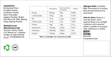 Choco Chunk Cookie Monthly Plan