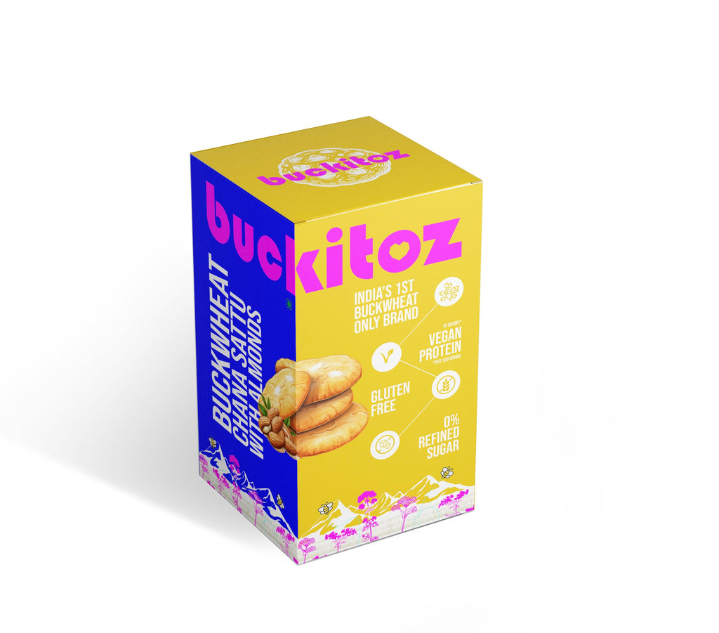 Chana Sattu Cookies with Almonds